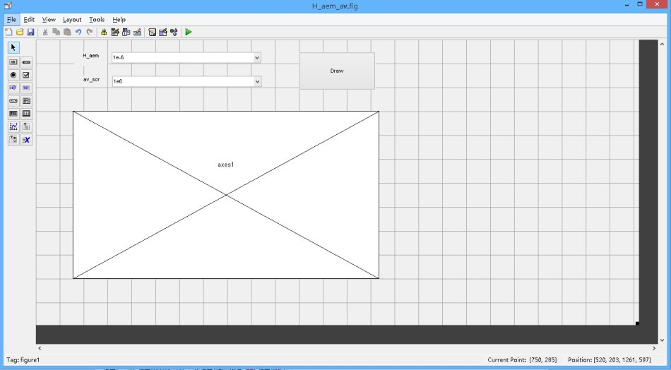 一个matlab GUI使用例子，pop-up menu的用法